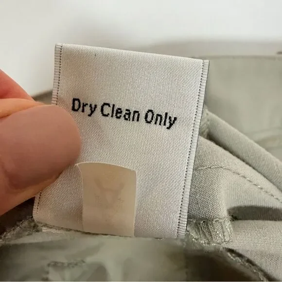 Cabi Women 6 Jacket 8 Pants Suit Gray Greige Stitching Professional Career - Picture 14 of 14